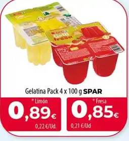 Spar La Palma Spar gelatina oferta