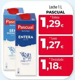Spar La Palma Pascual leche entera oferta