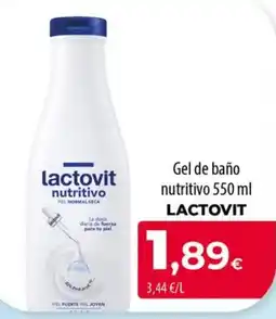 Spar La Palma Lactovit gel de baño nutritivo oferta