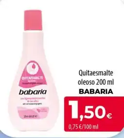 Spar La Palma babaria quitaesmalte oleoso oferta