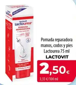Spar La Palma Lactovit pomada reparadora manos codos y pies oferta