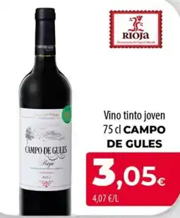 Spar La Palma Campo de Gules vino tinto joven oferta
