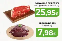 Spar La Palma Solomillo de res 3/4 refrigerado angus oferta