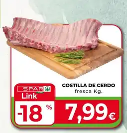 Spar La Palma Spar Link costilla de cerdo fresca oferta