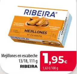 Spar La Palma Ribeira mejillones en escabeche oferta