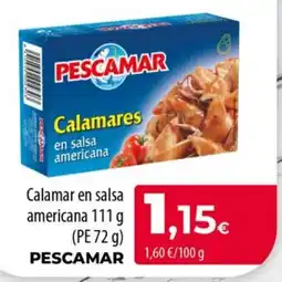Spar La Palma Pescamar calamar en salsa americana oferta