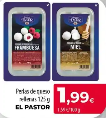 El Pastor perlas de queso rellenas