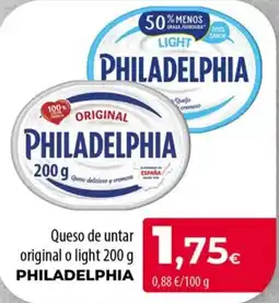 Spar La Palma philadelphia queso de untar original o light oferta