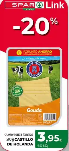 Spar La Palma Castillo de holanda queso gouda lonchas oferta
