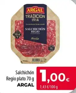 Spar La Palma Argal salchichón regio plato oferta