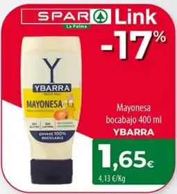 Spar La Palma Ybarra mayonesa bocabajo oferta