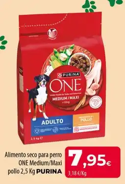 Spar La Palma purina one medium/maxi adulto pollo oferta