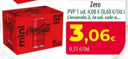 Spar La Palma Coca-Cola Zero mini oferta