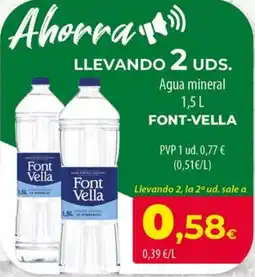 Spar La Palma Font Vella agua mineral oferta