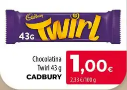 Spar La Palma Cadbury Twirl oferta