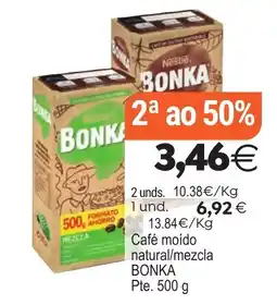 Plenus Supermercados Bonka café moído natural/mezcla oferta