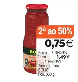 Plenus Supermercados Solis tomate fritido oferta