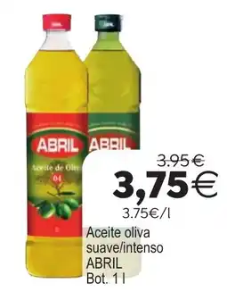 Plenus Supermercados Abril aceite oliva suave/intenso oferta