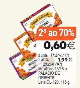 Plenus Supermercados Palacio de Oriente mejillones en escabeche oferta