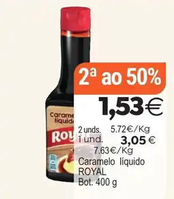 Plenus Supermercados Royal caramelo liquido oferta