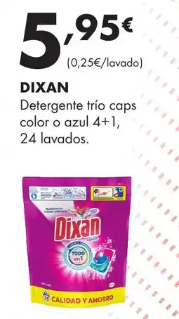 Supermercados Lupa Dixan Detergente trío caps oferta