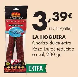 Supermercados Lupa La Hoguera chorizo dulce extra oferta