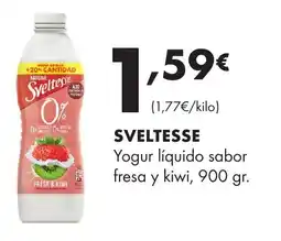 Supermercados Lupa Sveltesse Yogur líquido sabor fresa y kiwi oferta