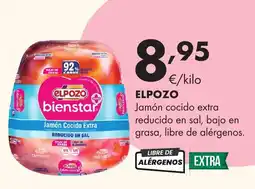 Supermercados Lupa Elpozo jamón cocido extra oferta