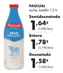Supermercados Lupa Pascual leche botella 1,5 lt oferta