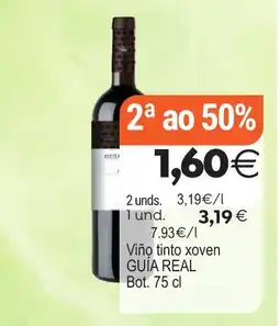 Plenus Supermercados Guía Real viño tinto xoven oferta