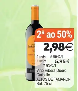 Plenus Supermercados Altos de Tamaron Viño Ribera Duero oferta