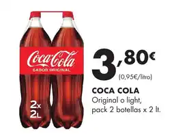 Supermercados Lupa Coca Cola Original o light oferta