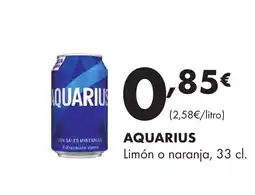 Supermercados Lupa Aquarius limón o naranja oferta