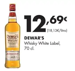 Supermercados Lupa Dewar's Whisky White Label oferta