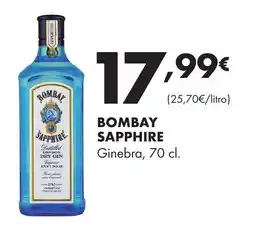 Supermercados Lupa Bombay Sapphire Ginebra oferta