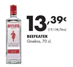 Supermercados Lupa Beefeater Ginebra oferta