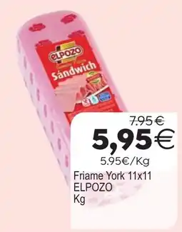 Plenus Supermercados Elpozo friame york 11x11 oferta