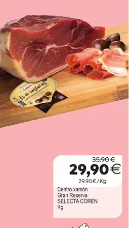 Plenus Supermercados selecta coren centro xamón gran reserva oferta