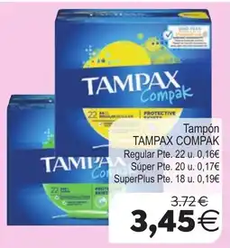 Plenus Supermercados Tampax Compak oferta