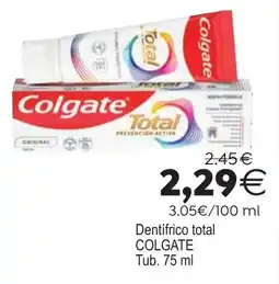 Plenus Supermercados Colgate dentífrico total oferta