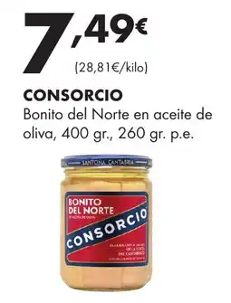 Supermercados Lupa Consorcio bonito del norte en aceite de oliva oferta