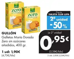 Supermercados Lupa Gullón Galletas María Dorada oferta