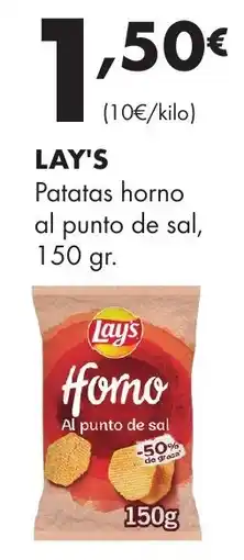 Supermercados Lupa Lay's Patatas horno al punto de sal oferta