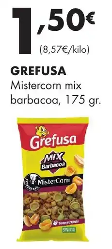 Supermercados Lupa Grefusa mistercorn mix barbacoa oferta