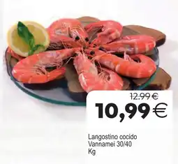 Plenus Supermercados Langostino cocido Vannamei 30/40 oferta