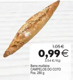 Plenus Supermercados Campelos do Coto barra muiñeira oferta