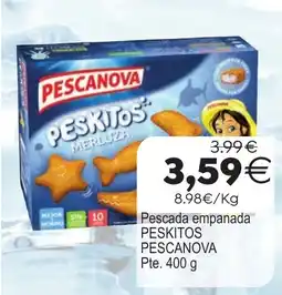 Plenus Supermercados Pescanova peskitos merluza oferta