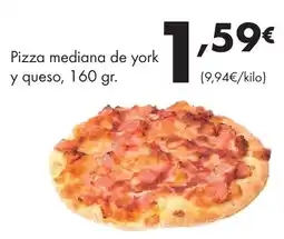 Supermercados Lupa Pizza mediana de york y queso oferta