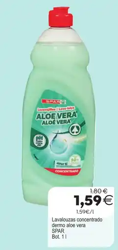 Plenus Supermercados SPAR lavavajillas aloe vera oferta
