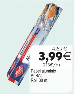 Plenus Supermercados Albal papel aluminio oferta
